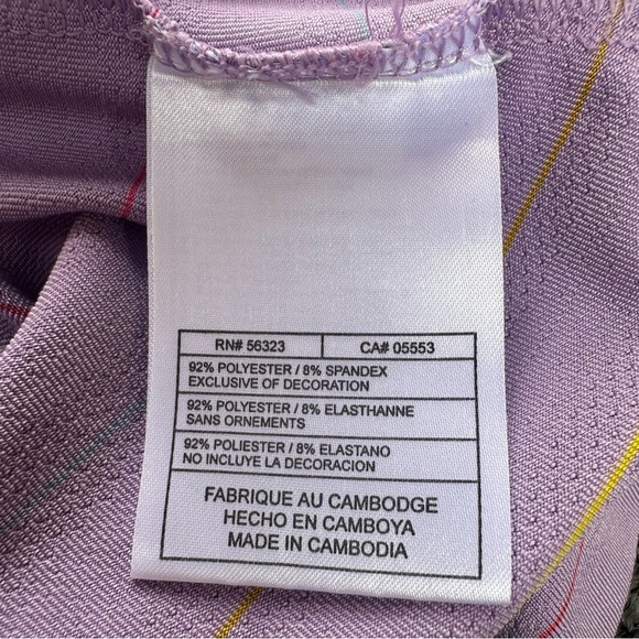 Women’s Nike Golf FitDry Polo V Neck Short Sleeve Lavender Shirt Size Medium - Picture 10 of 10
